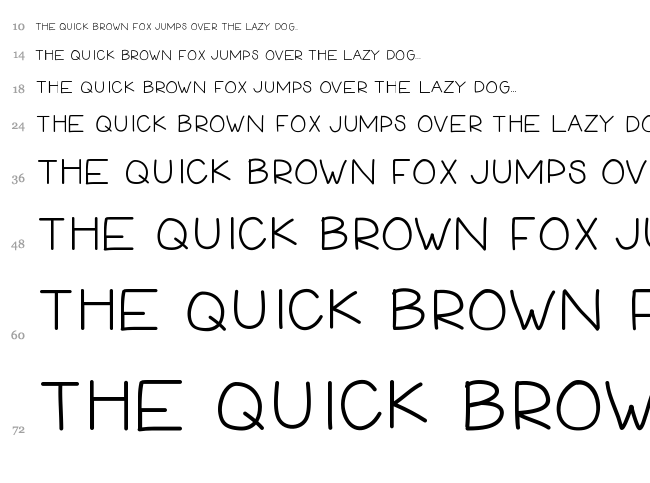 Hello Engineer font waterfall