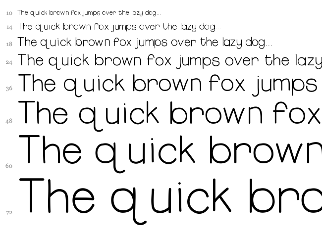 Hello Miss Thang font waterfall