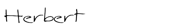 Herbert font