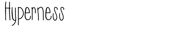 Hyperness font