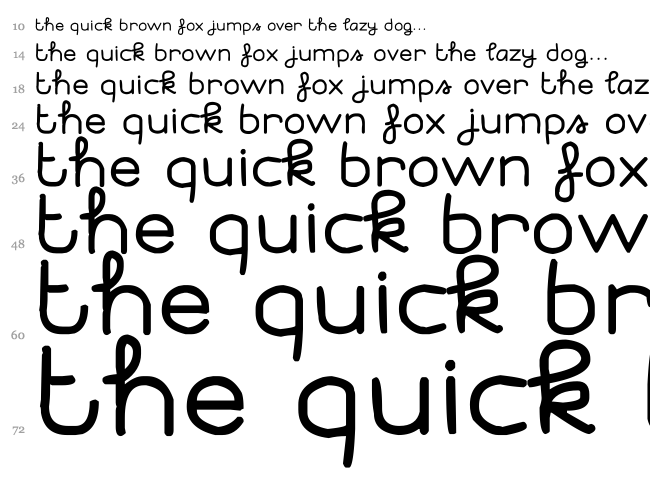I love snailmail font waterfall