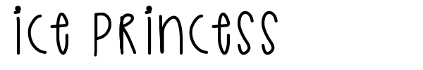 Ice Princess font