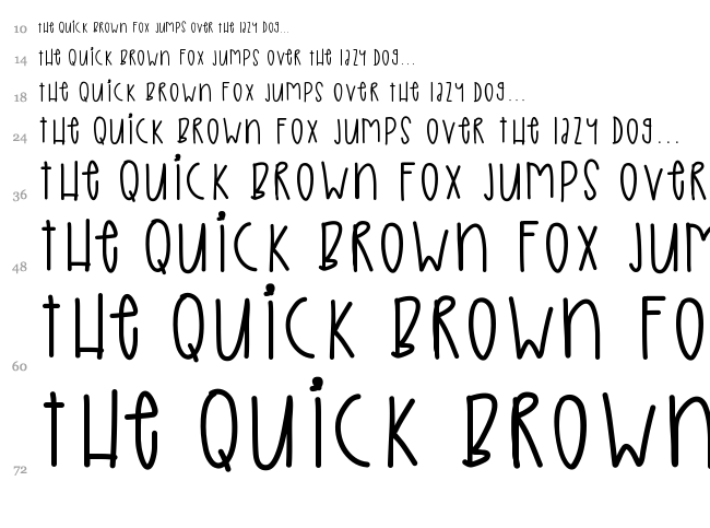 Ice Princess font waterfall