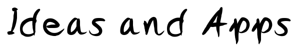 Ideas and Apps font