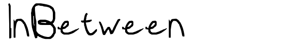 InBetween font preview