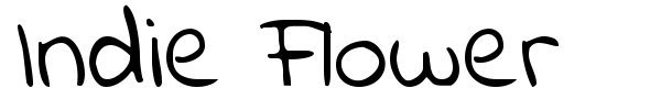 Indie Flower font