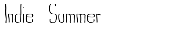 Indie Summer font
