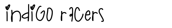 Indigo Racers font