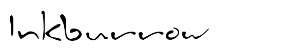 Inkburrow font