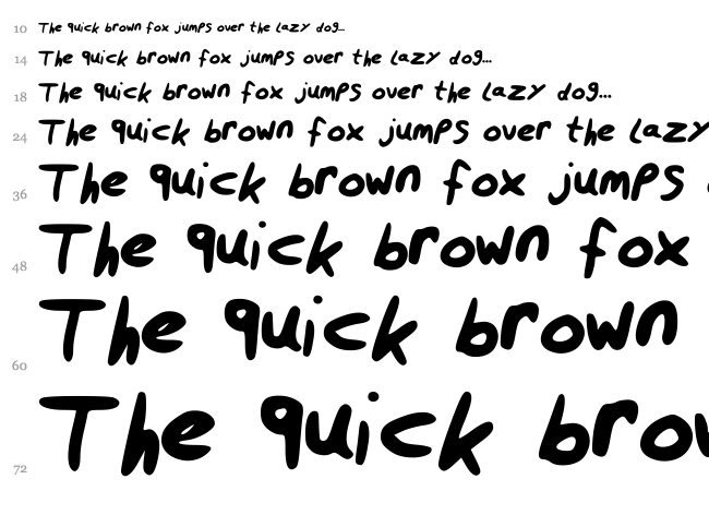 Isabelle font waterfall