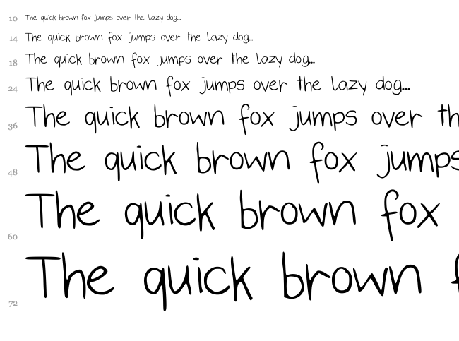 IYS Joke We Made font waterfall