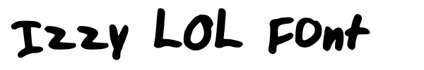 Izzy LOL Font font
