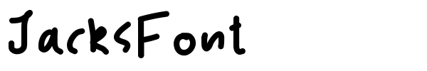 JacksFont font