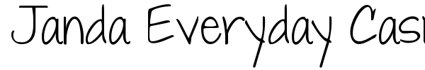 Janda Everyday Casual font preview