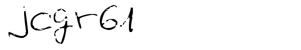 Jcgr61 font