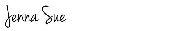 Jenna Sue font