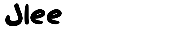 Jlee font