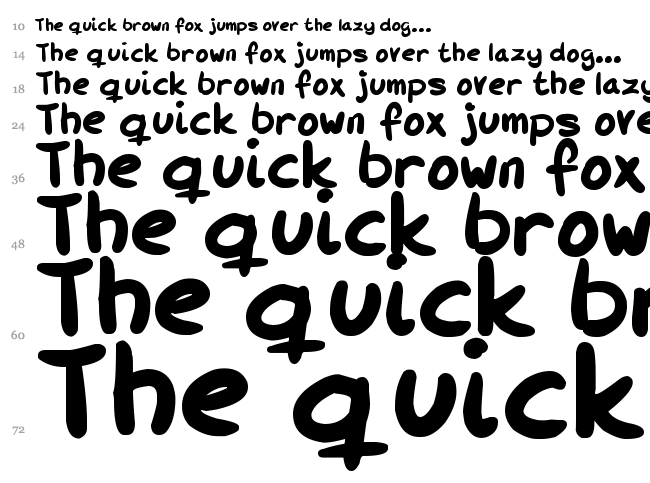 Jlee font waterfall