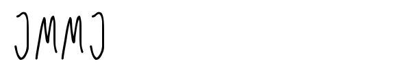 JMMJ font