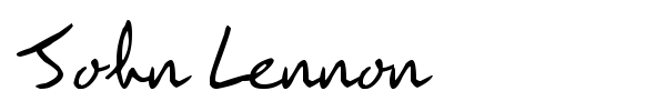 John Lennon font
