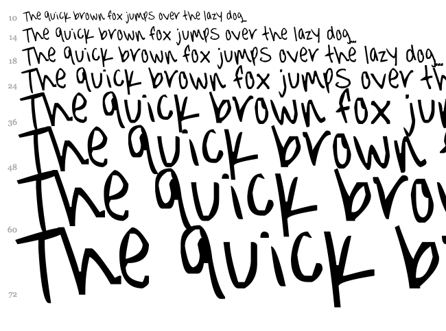 Jorgieporgiepuddinpie font waterfall