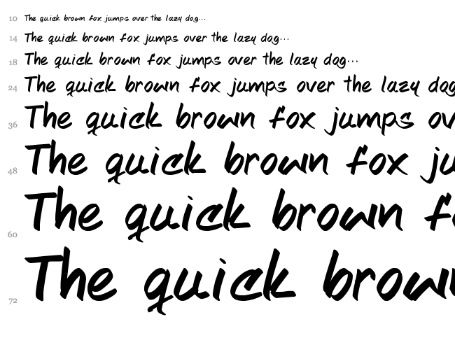 Joshe font waterfall