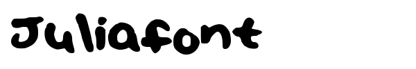Juliafont font