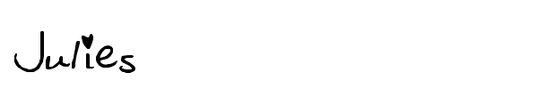 Julies font