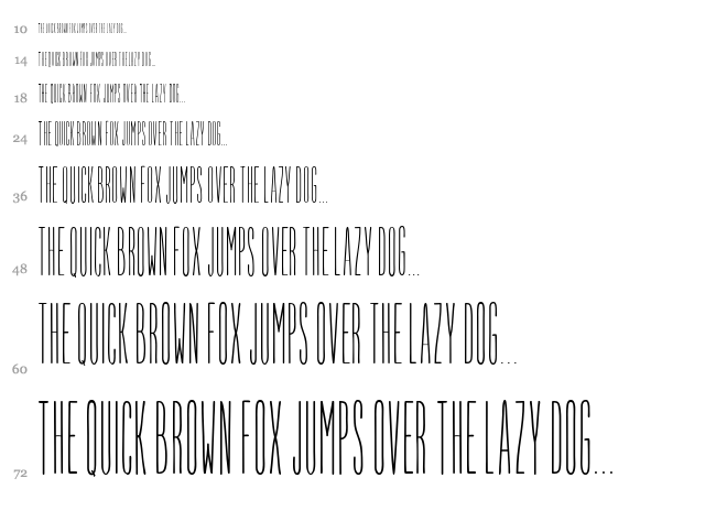 Jumping the Couch font waterfall
