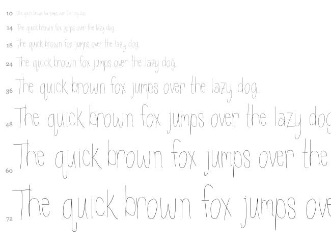 Kaleidescope font waterfall