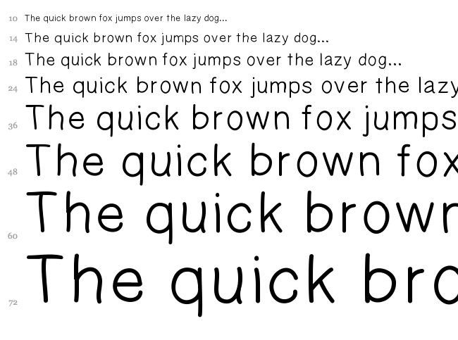 Kaori Gel font waterfall