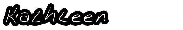 Kathleen font