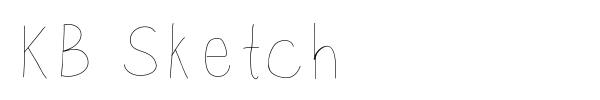 KB Sketch font