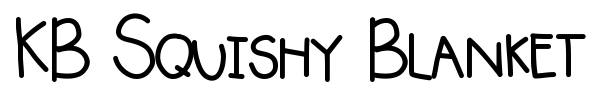KB Squishy Blanket font