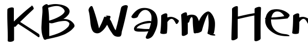 KB Warm Her Up font