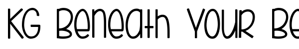 KG Beneath Your Beautiful font