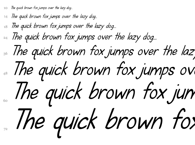 KG Fall For You font waterfall
