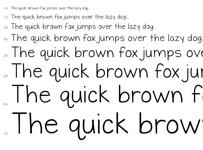 KG First Time In Forever font waterfall