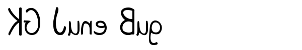 KG June Bug font