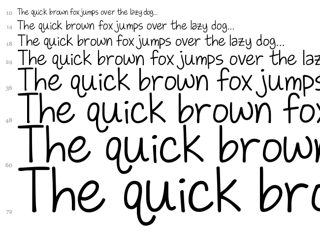 KG Love Somebody font waterfall