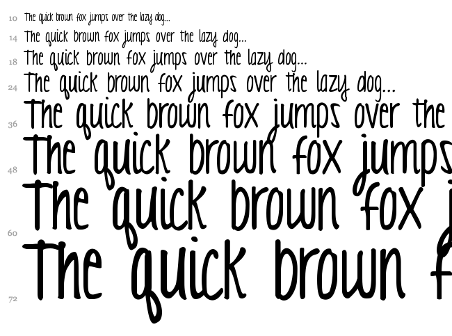 KG Love You Through It font waterfall