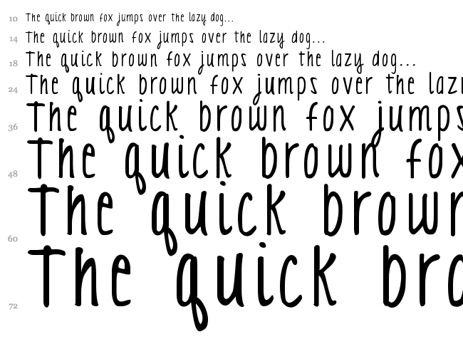 KG Love You Through It font waterfall