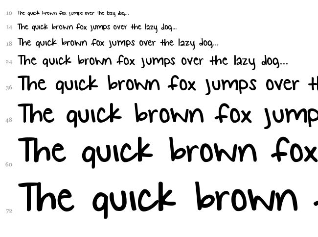 KG Small Town Southern Girl font waterfall