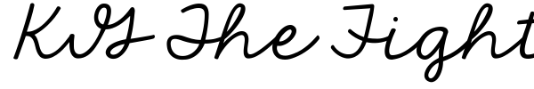 KG The Fighter font