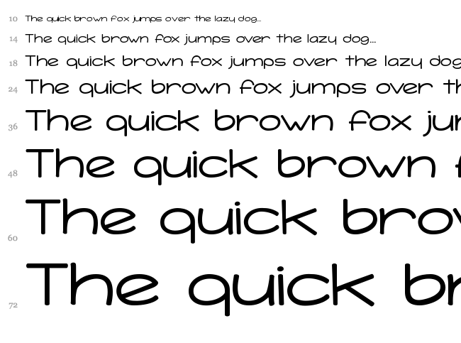 KG Tightrope font waterfall