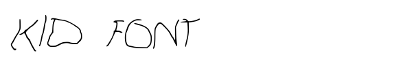 Kid Font font