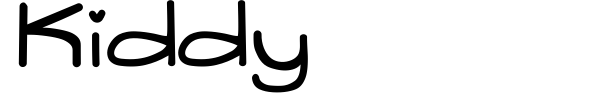 Kiddy font