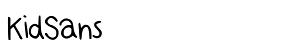 KidSans font