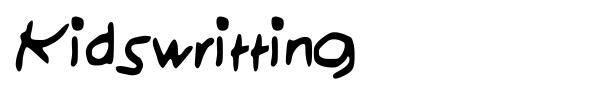 Kidswritting font