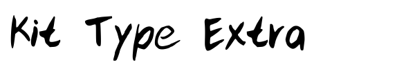 Kit Type Extra font